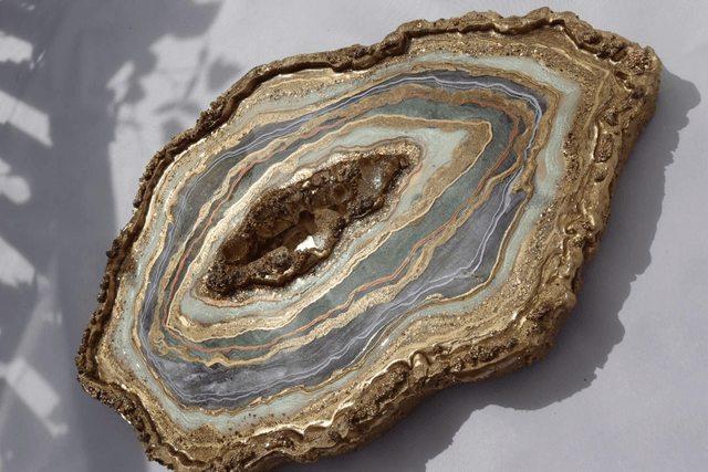 Gold Agate Slice 