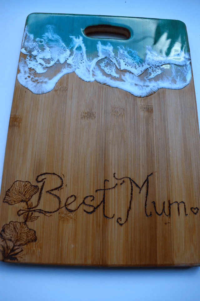"Best Mum" Bamboo Chopping Board