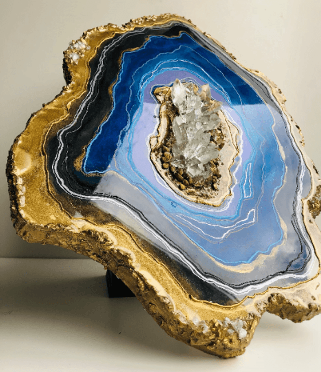 Blue Agate Slice