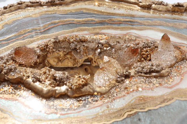 Gold Agate Slice 