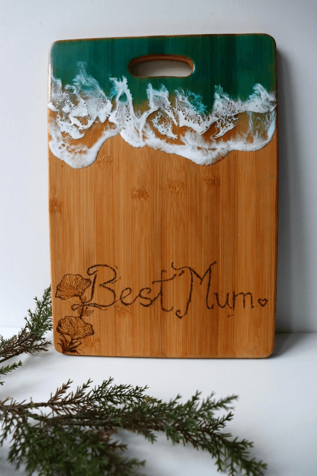 "Best Mum" Bamboo Chopping Board