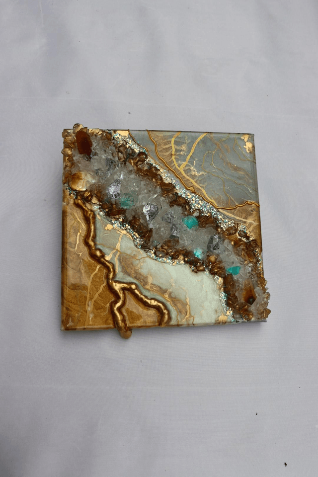 Gold Veins Geode
