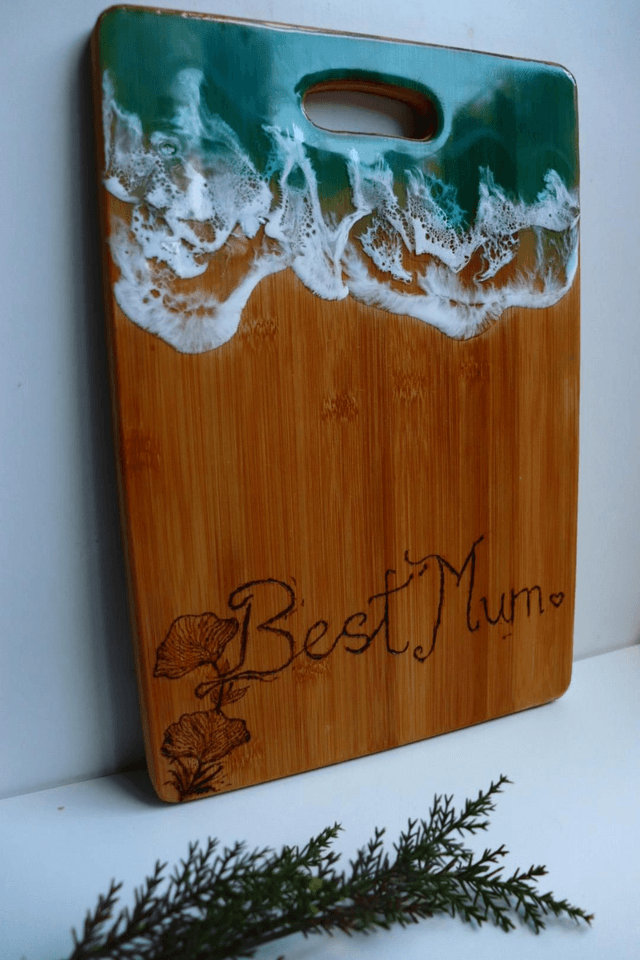 "Best Mum" Bamboo Chopping Board