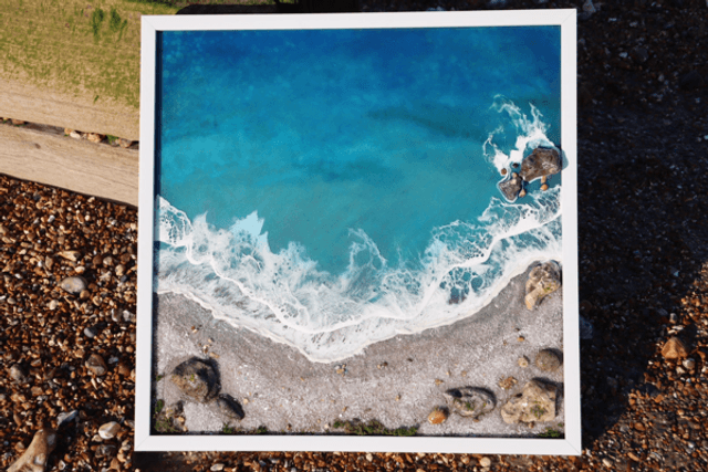3D White Beach 