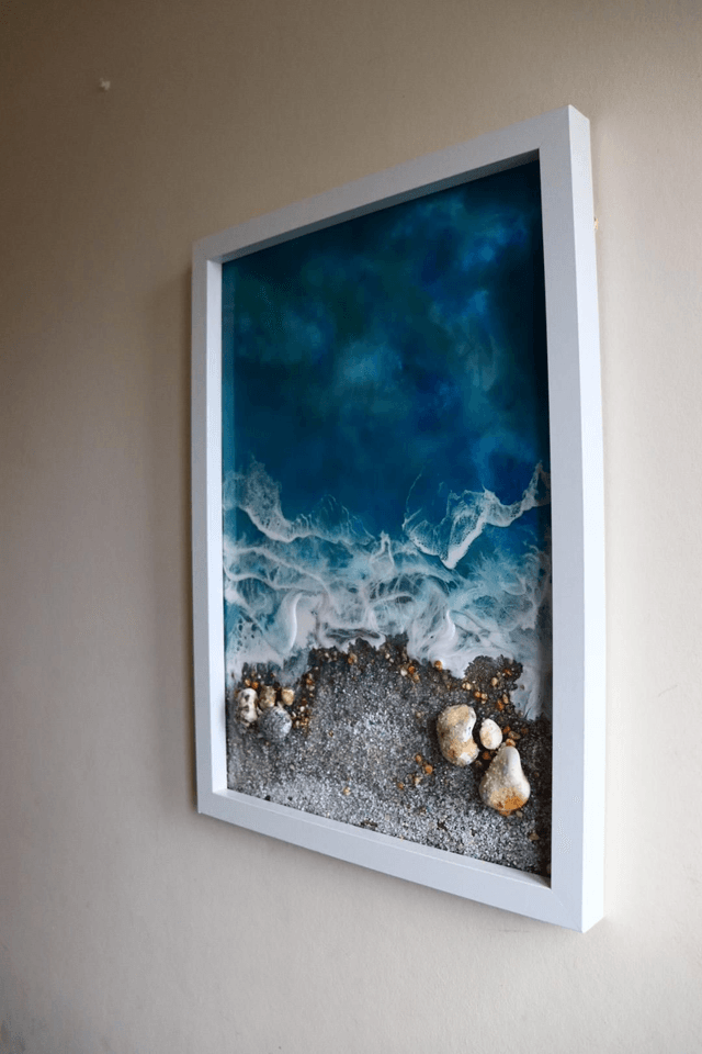 Beach Resin Art